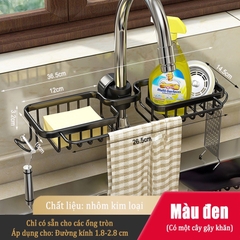 Giá đỡ ĐAIVIETBIG bằng nhôm gắn bồn rửa chén đựng đồ dùng tiện lợi cho nhà bếp
