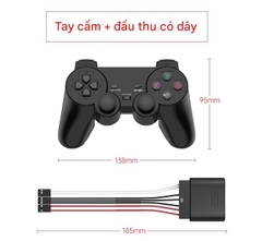Bộ điều khiển không dây Huaner PS2 để điều khiển robot từ xa, tương thích với nhiều bộ điều khiển servo thương hiệu Huaner.