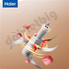 Máy xay thịt Haier HJR-DK202Y2W 1,8 lít 300W - Hàng chính hãng, 4 lưỡi dao, cối thủy tinh - Haier