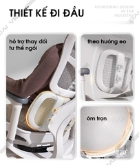 Ghế công thái học ergonomic Sihoo Doro S100 tặng kèm gác chân cao cấp, bảo hành 3 năm