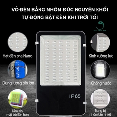 Đèn Năng Lượng Mặt Trời 2000W, đèn Cao Áp Siêu Sáng, thân thiện với môi trường - K1534