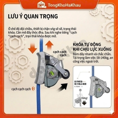 Thiết bị chống rơi Alnas Dragon Điều chỉnh hai chiều Leo núi Hoạt động ngoài trời ở độ cao lớn