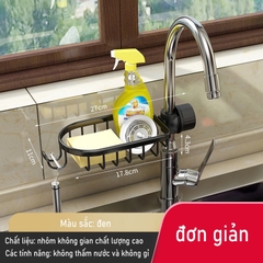 Kệ giữ đồ dùng nhà bếp dán tường không cần khoan lỗ dễ dàng đa năng tiện lợi