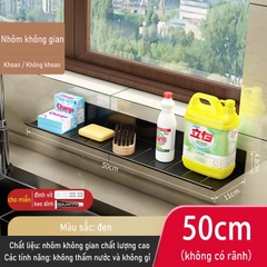 Kệ giữ đồ dùng nhà bếp dán tường không cần khoan lỗ dễ dàng đa năng tiện lợi