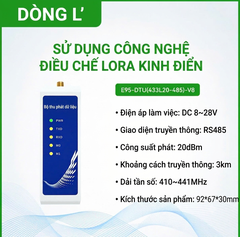 Bộ thu phát dữ liệu RF Lora E95-DTU(433L20-485)-V8
