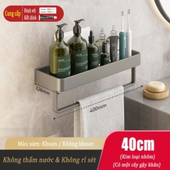 Kệ ĐAIVIETBIG gắn tường giữ khăn đa năng không cần khoan