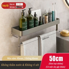 Kệ ĐAIVIETBIG gắn tường giữ khăn đa năng không cần khoan