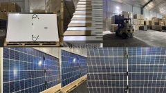 Tấm Pin mặt trời Longi 645w Himo X9 LOẠI A 2 mặt kính HIỆU SUẤT CAO 2025