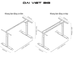Bàn Nâng Hạ Chiều Cao. Bàn thông minh tăng giảm chiều cao.