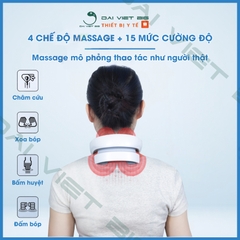 Máy massage vai cổ SKV-JT88 ( BẢO HẢNH 24 THÁNG ), sử dụng ánh sáng sinh học tác động sâu giảm đau mỏi vai gáy