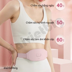 Máy Chườm Bụng Kinh-Đai Massage Giảm Đau Bụng Kinh Haier HZT-Y05L-Hỗ Trợ Chống Lão Hóa-Quà Tặng Bạn Gái