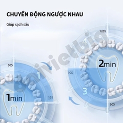 Bàn Chải Điện Haier HTA1 - Công Nghệ Sóng Âm, Chải Sạch Mảng Bám Tới 10X