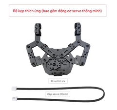 Bộ kẹp cơ khí thích ứng Huaner Bộ kẹp điện linh hoạt Cánh tay robot thông minh Robot DIY Bộ phận servo
