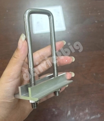 Cùm U Năng Lượng Mặt Trời Inox304, Cùm U Solar - Cùm U Bắt Cho Hệ Khung Dàn Thép Hộp