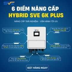 Biến Tần, Inverter Hybrid SVE 6KW HB-SVE 1P/6K Plus – IP65
