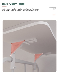 Bàn gấp gắn giường ký túc xá thông minh, chịu lực 40kg mạnh mẽ, ổn định và chắc chắn