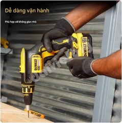Máy bắn vít thạch cao dùng pin DeWalt 20V Max XR (Mã DCF620) kết hợp với Đầu bắn vít rời (Mã DCF6202)
