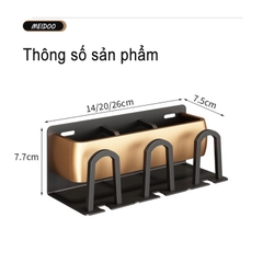 Giá treo bàn chải đánh răng ĐAIVIETBIG bằng kim loại gắn tường tiện lợi