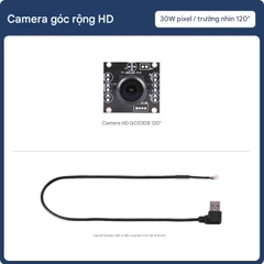 Camera góc rộng USB, xe thông minh Raspberry Pi 5, mô-đun thị giác robot không người lái ROS Jetson Nano
