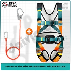 Dây an toàn toàn thân năm điểm cho công việc trên không leo núi cứu hộ lắp đặt điều hòa không khí