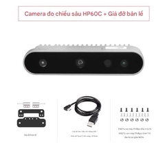 Camera độ sâu ánh sáng có cấu trúc 3D Ansijiang Nuwa-HP60C, robot ROS và xe thông minh.