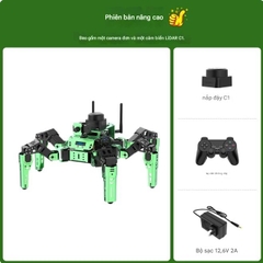 Robot Huaner ROS, một con nhện sinh học có thể lập trình sáu chân, có radar JetHexa lập bản đồ SLAM, định vị và nhận dạng hình ảnh.