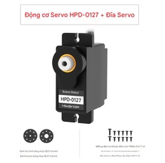 Động cơ servo kỹ thuật số Huaner PWM mô-men xoắn 6-60KG bánh răng kim loại cánh tay robot chống dừng có độ chính xác cao