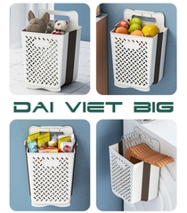 Giỏ Đựng Quần Áo Gấp Gọn Treo Tường, Có Thể Gấp Gọn Di Chuyển Dễ Dàng, Chất Liệu Bền Đẹp Chắc Chắn