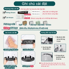 Kệ gắn góc tường ĐAIVIETBIG đựng đồ đa năng tiện lợi cho phòng tắm