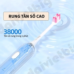 Bàn Chải Điện Haier HTA1 - Công Nghệ Sóng Âm, Chải Sạch Mảng Bám Tới 10X