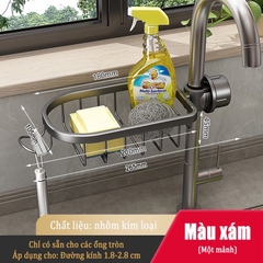 Giá đỡ ĐAIVIETBIG bằng nhôm gắn bồn rửa chén đựng đồ dùng tiện lợi cho nhà bếp