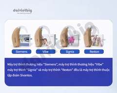 Máy Trợ Thính Vibe dùng pin, sạc