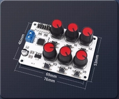 Bo mạch chủ điều khiển servo quay 6 kênh Huaner bảo vệ quá tải robot/cánh tay robot/bộ điều khiển máy móc