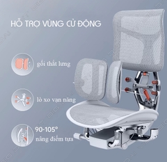 Ghế công thái học ergonomic Sihoo AU (Sihoo Doro S300) bản 3.0 2024 version mới nhất full options