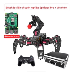 Robot Nhện Sinh Học Hexapod AI – SpiderPi Pro Nền tảng Raspberry Pi 5 • Tầm Nhìn Máy Tính • Lập Trình Python & ROS
