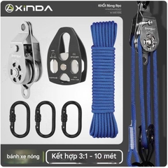 Bộ Ròng rọc Nâng Đa Năng Tự Khóa Ngoài trời XINDA (XINDA Outdoor Equipment).