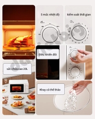Lò Vi Sóng Haier HW-M20T1W Phong Cách Hiện Đại Dung Tích 20L Công Suất 700W Hàng Chính Hãng Bảo Hành 12 Tháng