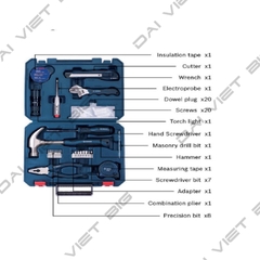 Bộ dụng cụ sửa chữa gia đình đa chức năng của Bosch 66 chi tiết chính hãng bảo hành 12 tháng