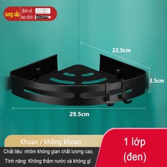 Kệ gắn góc tường ĐAIVIETBIG đựng đồ đa năng tiện lợi cho phòng tắm