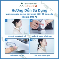 Máy massage vai cổ SKV-JT88 ( BẢO HẢNH 24 THÁNG ), sử dụng ánh sáng sinh học tác động sâu giảm đau mỏi vai gáy