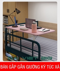 Bàn gấp gắn giường ký túc xá thông minh, chịu lực 40kg mạnh mẽ, ổn định và chắc chắn