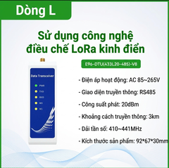Bộ thu phát dữ liệu RF Lora E96-DTU(433L20-485)-V8