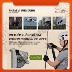 Thiết bị chống rơi Alnas Dragon Điều chỉnh hai chiều Leo núi Hoạt động ngoài trời ở độ cao lớn