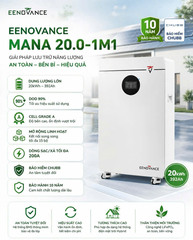Pin Lithium PIN LƯU TRỮ 20Kw | MANA 20.0-1M1 (IP20) 392AH | Bảo Hành cell pin 10 năm