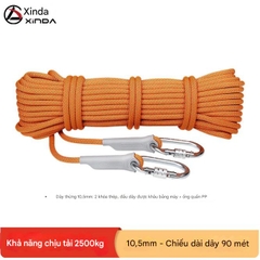 Dây an toàn chống mài mòn làm việc trên không lắp đặt điều hòa không khí dây an toàn có móc leo núi ngoài trời leo núi