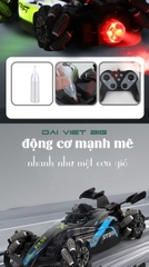 Ô tô điều khiển từ xa - xe đua f1 điều khiển từ xa bằng cử động tay và tay cầm xoay 360 độ có nhạc và đèn cao cấp