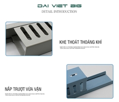 Máng điện nhựa PVC chống cháy 30mmm-40mm-45mm Đi dây điện trong tủ điện