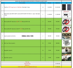 Báo giá NLMT hòa lưới bám tải 10kw 1pha 05.02.25