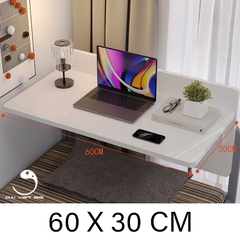 Bàn gập gắn giường ký túc xá thông minh, chịu lực 25kg mạnh mẽ, ổn định và chắc chắn