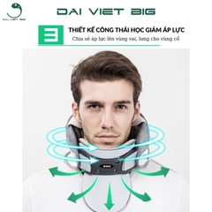 Đai Hơi Cổ - Đai Hơi Kéo Giãn Cột Sống Cổ, Định Hình Tư Thế Vùng Cổ, Phục Hồi Chức Năng Sau Chấn Thương, Hỗ Trợ Giảm Đau